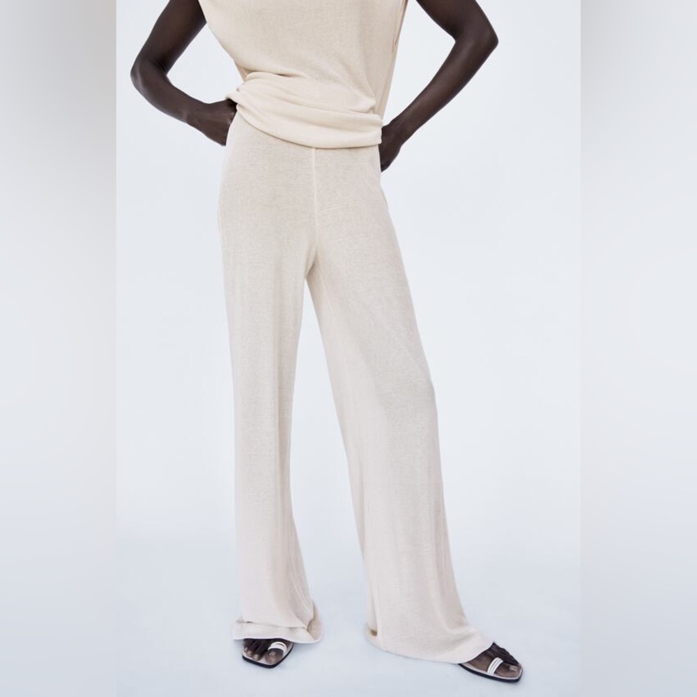 New Zara wide palazzo pants
